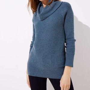 ❄️ LOFT Cowl Neck Tunic Sweater